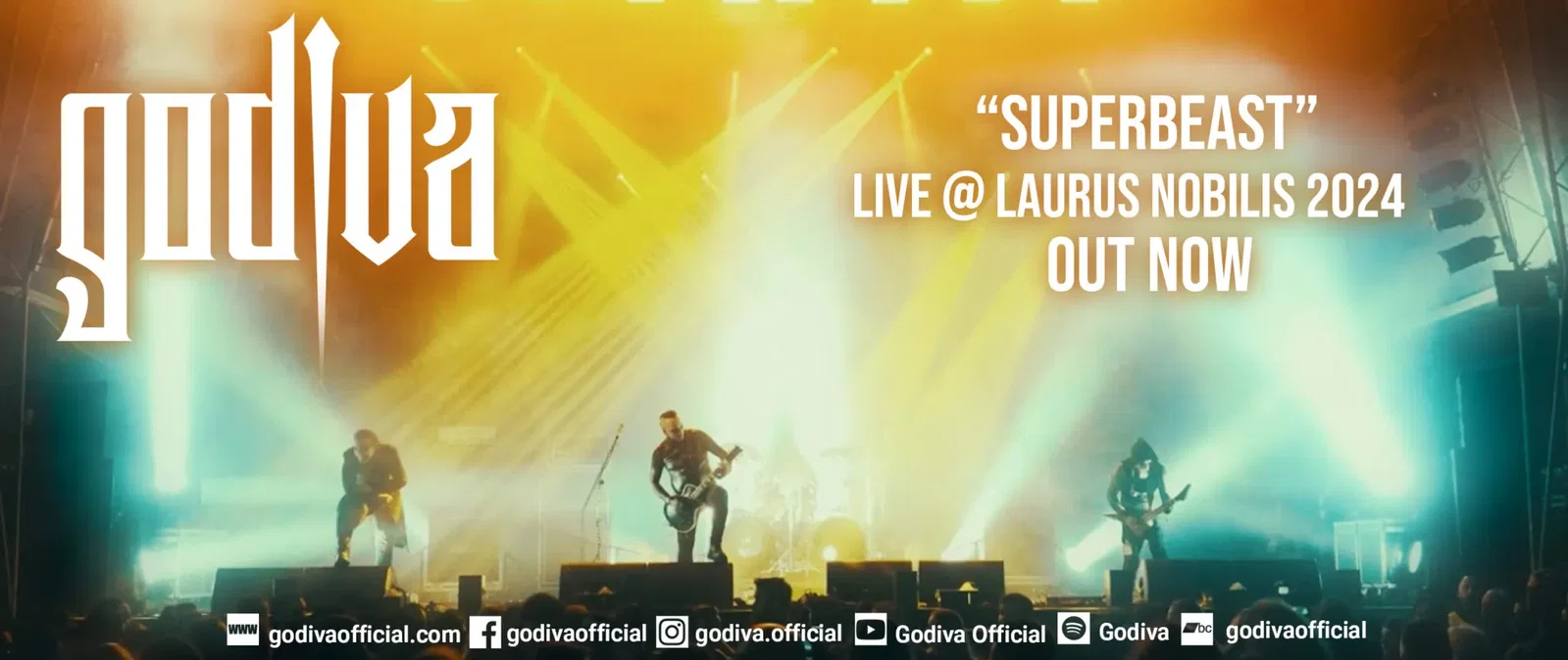 Godiva: il live-video di "Superbeast (Live at Laurus Nobilis 2024)"