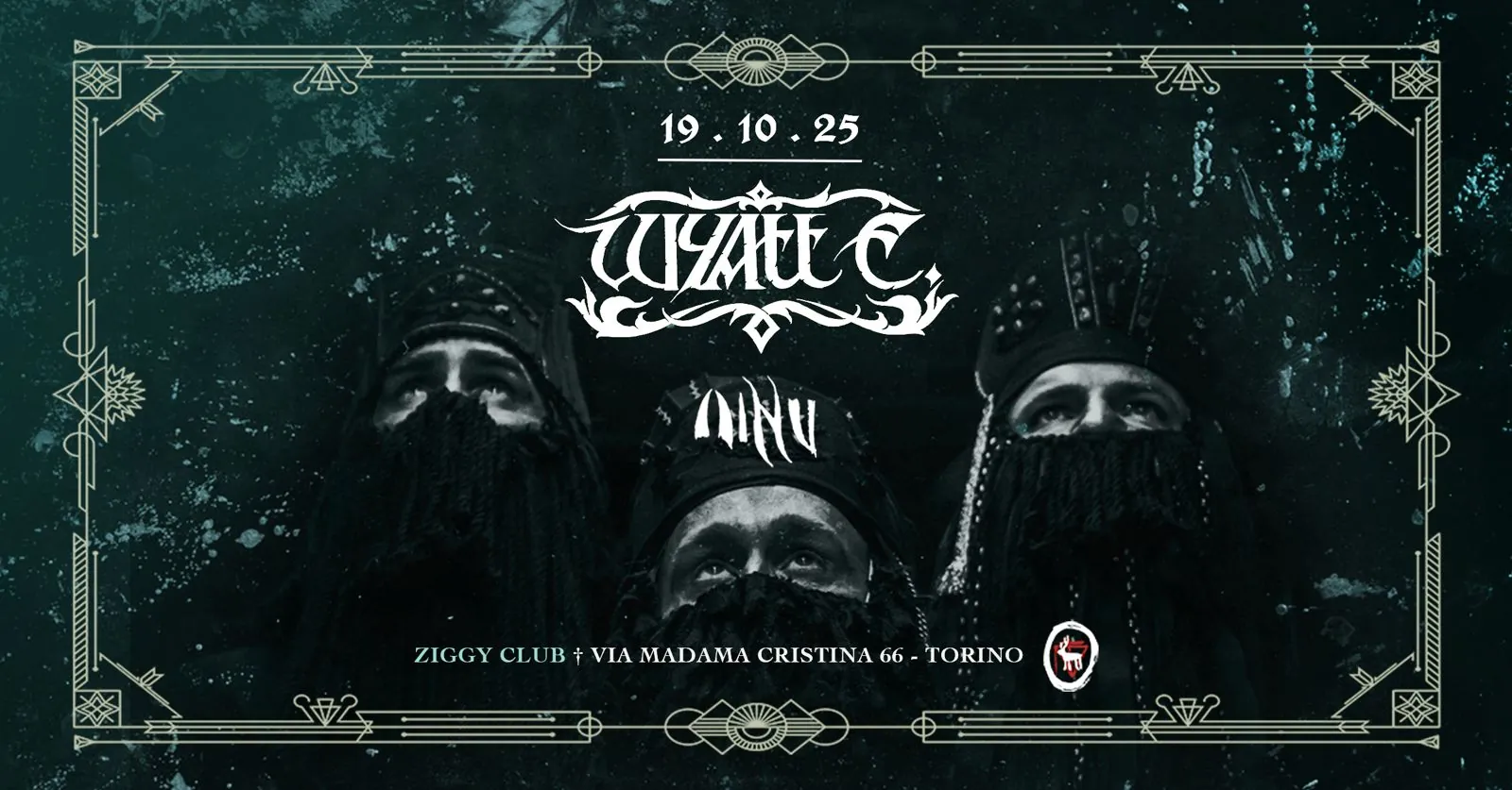 Wyatt E., Ainu: live il 19 ottobre allo Ziggy Club di Torino