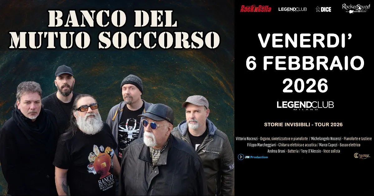 Banco Del Mutuo Soccorso: per la prima volta sul palco del Legend Club Milano