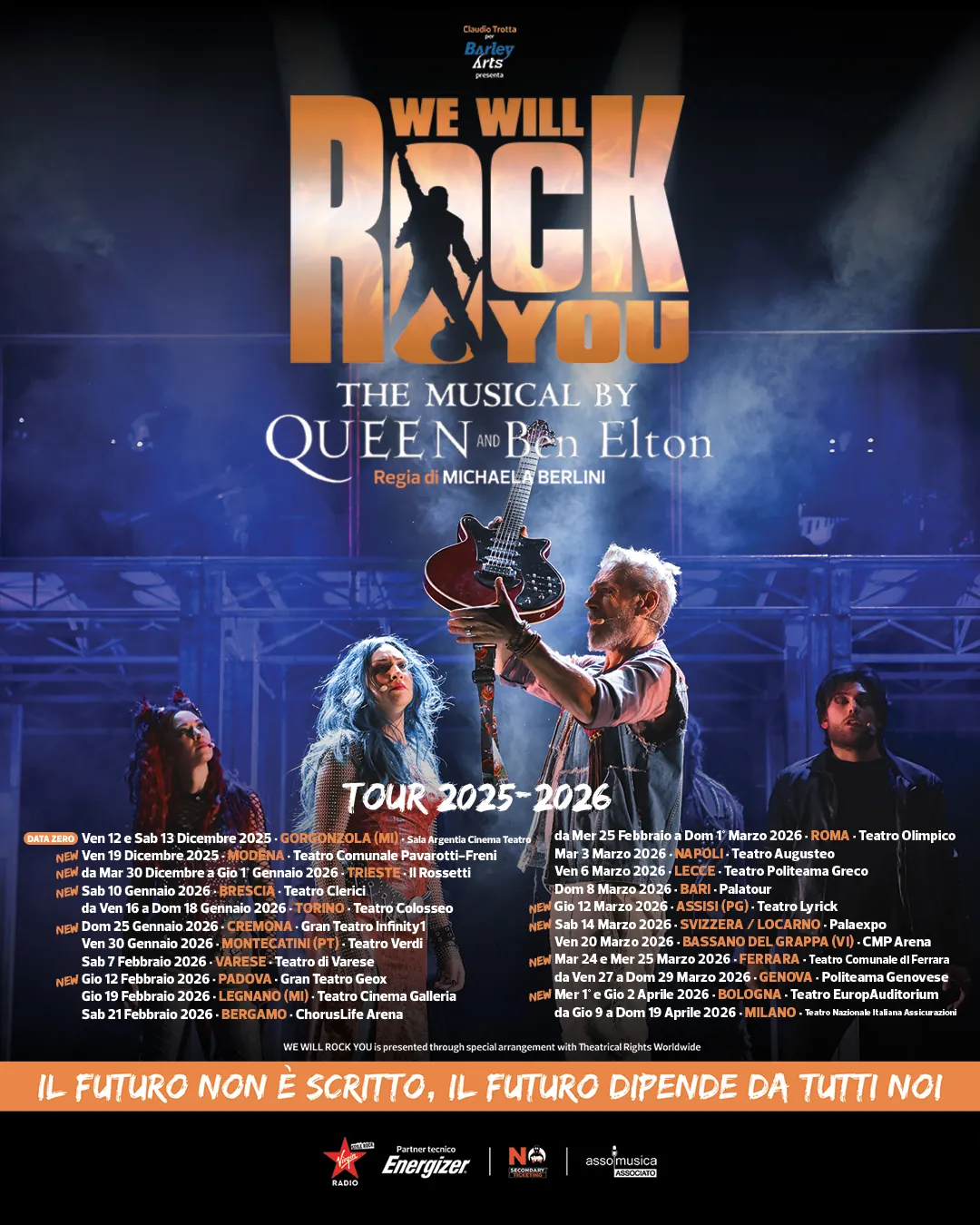 Queen: torna in tour il musical "We Will Rock You" con una nuova line-up