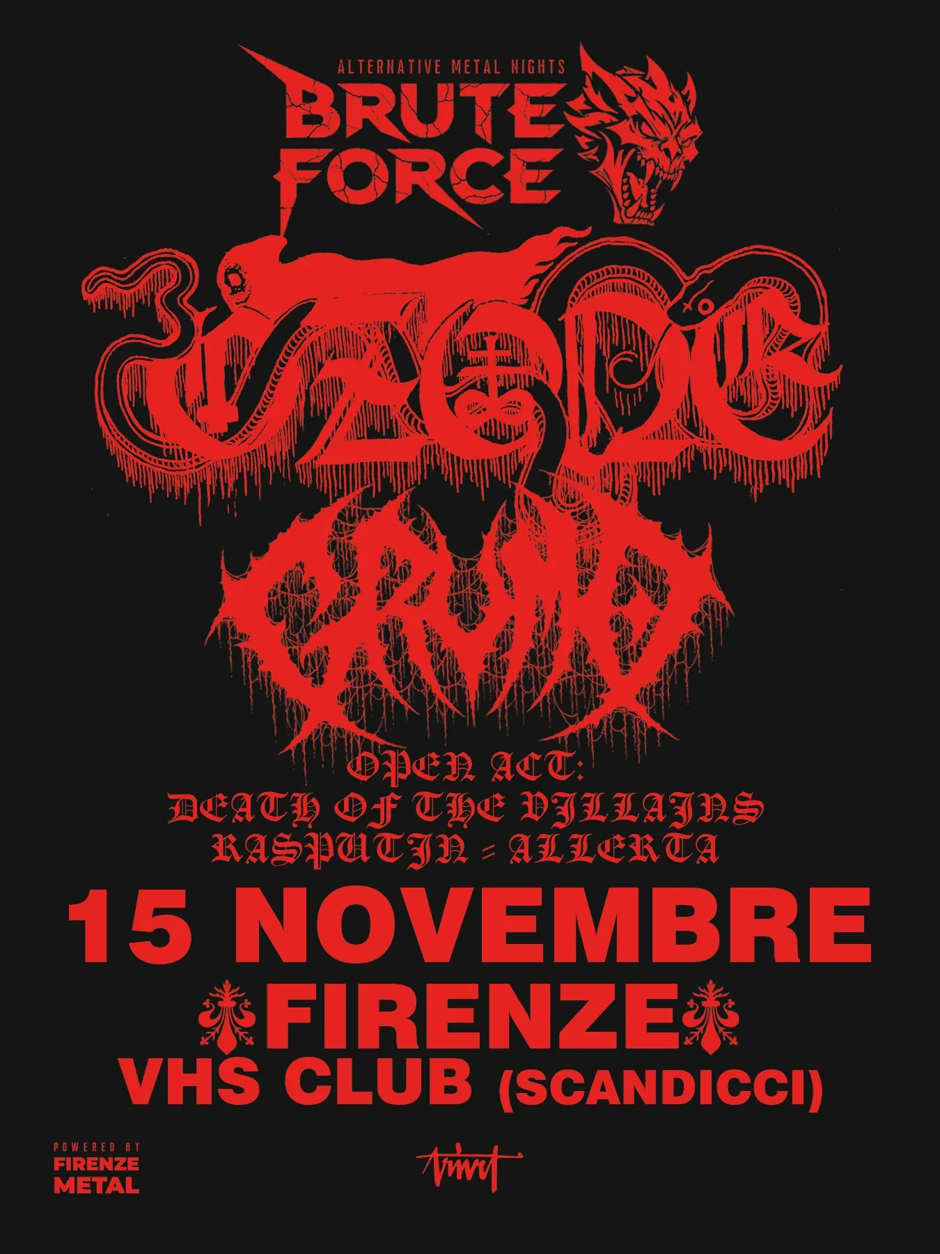 Brute Force: con Ozone Dehumanizer, Grumo e altri al VHS Retrò Club di Scandicci (FI)