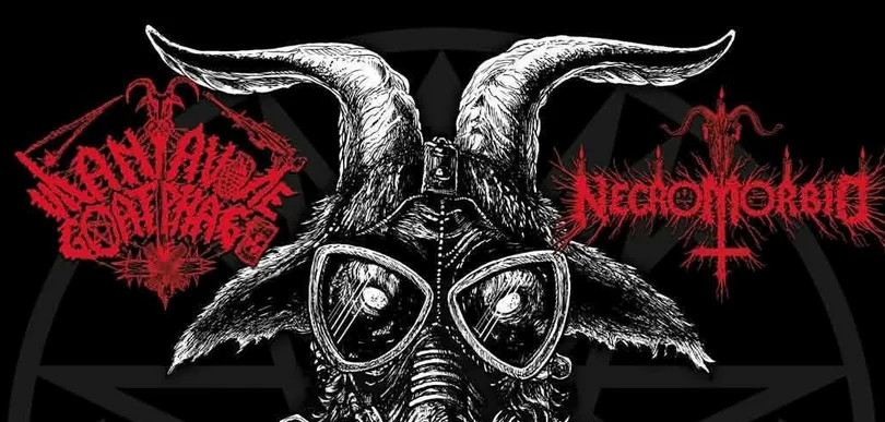 Uraniavore Goatphago / Necromorbid: uscito lo split "Gasmask Goat Terror"
