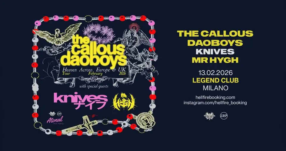The Callous Daoboys: annunciati i Mr. Hygh di supporto!