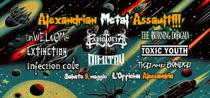 Alexandrian Metal Assault: il 9 maggio la quarta edizione