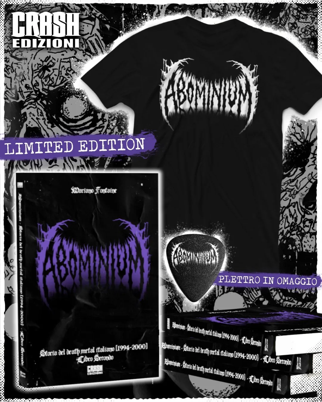 Abominium, la Storia del Death Metal italiano: in uscita il secondo libro [1994-2000]