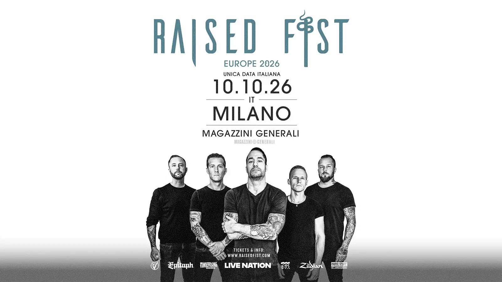 Raised Fist: a ottobre una data in Italia