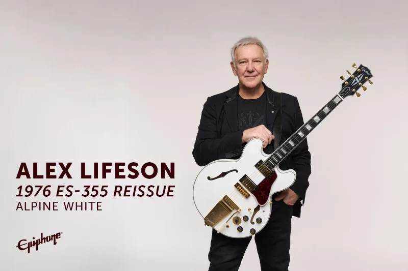 Rush: Alex Lifeson svela la riedizione Epiphone del 1976