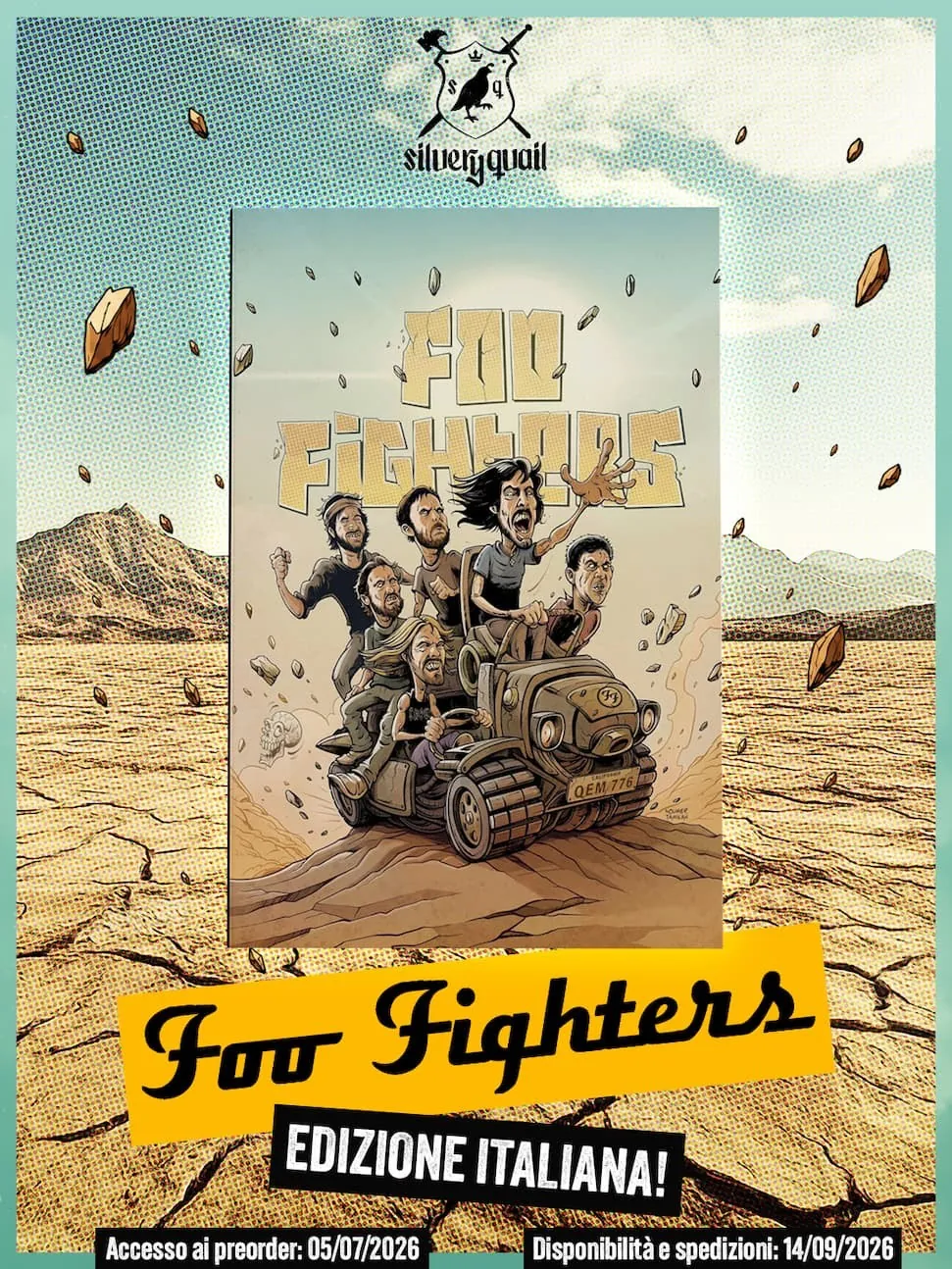 Foo Fighters: in uscita il loro tributo a fumetti in lingua italiana