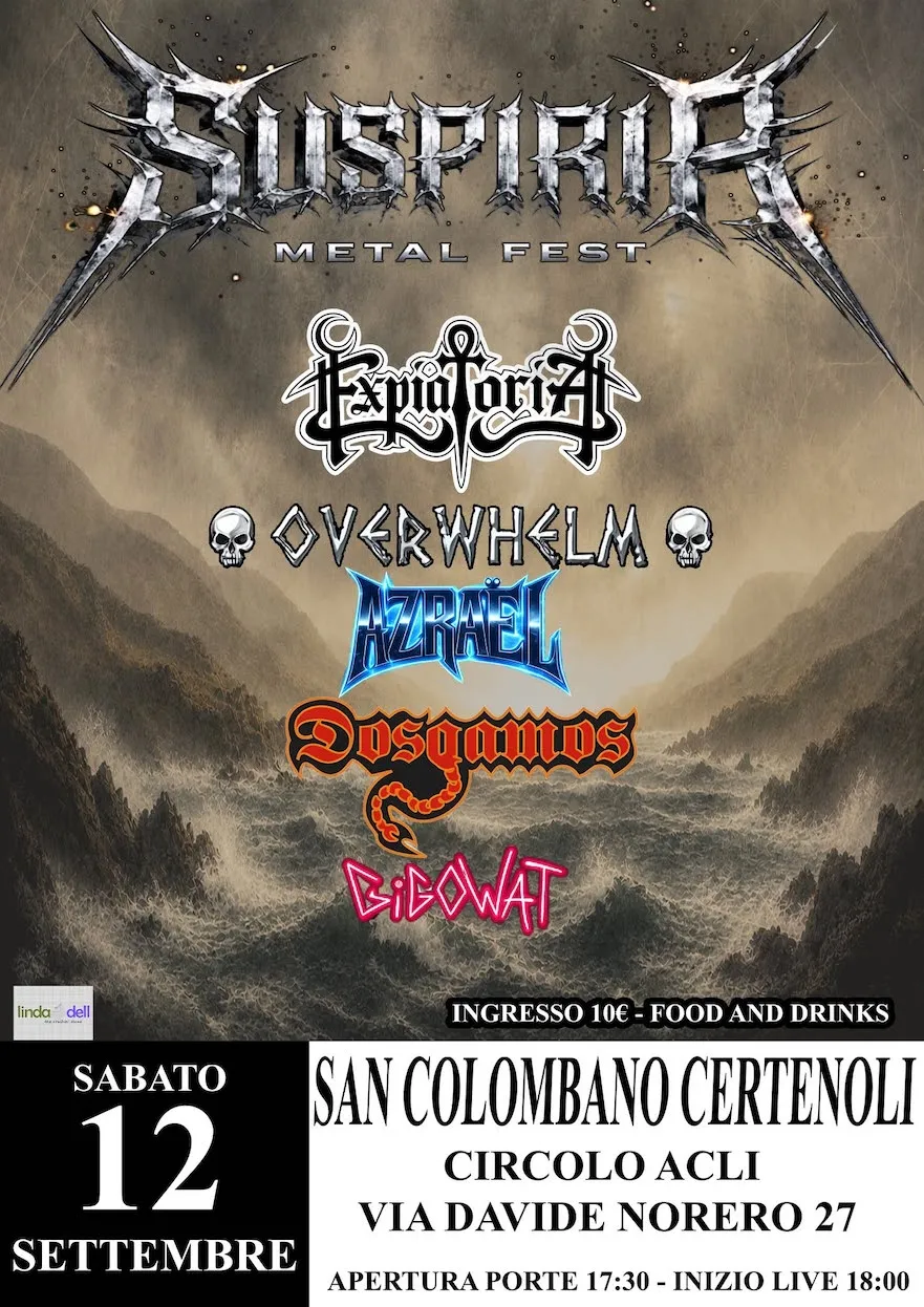 Suspiria Metal Fest: nasce un nuovo festival a tema nel Levante ligure