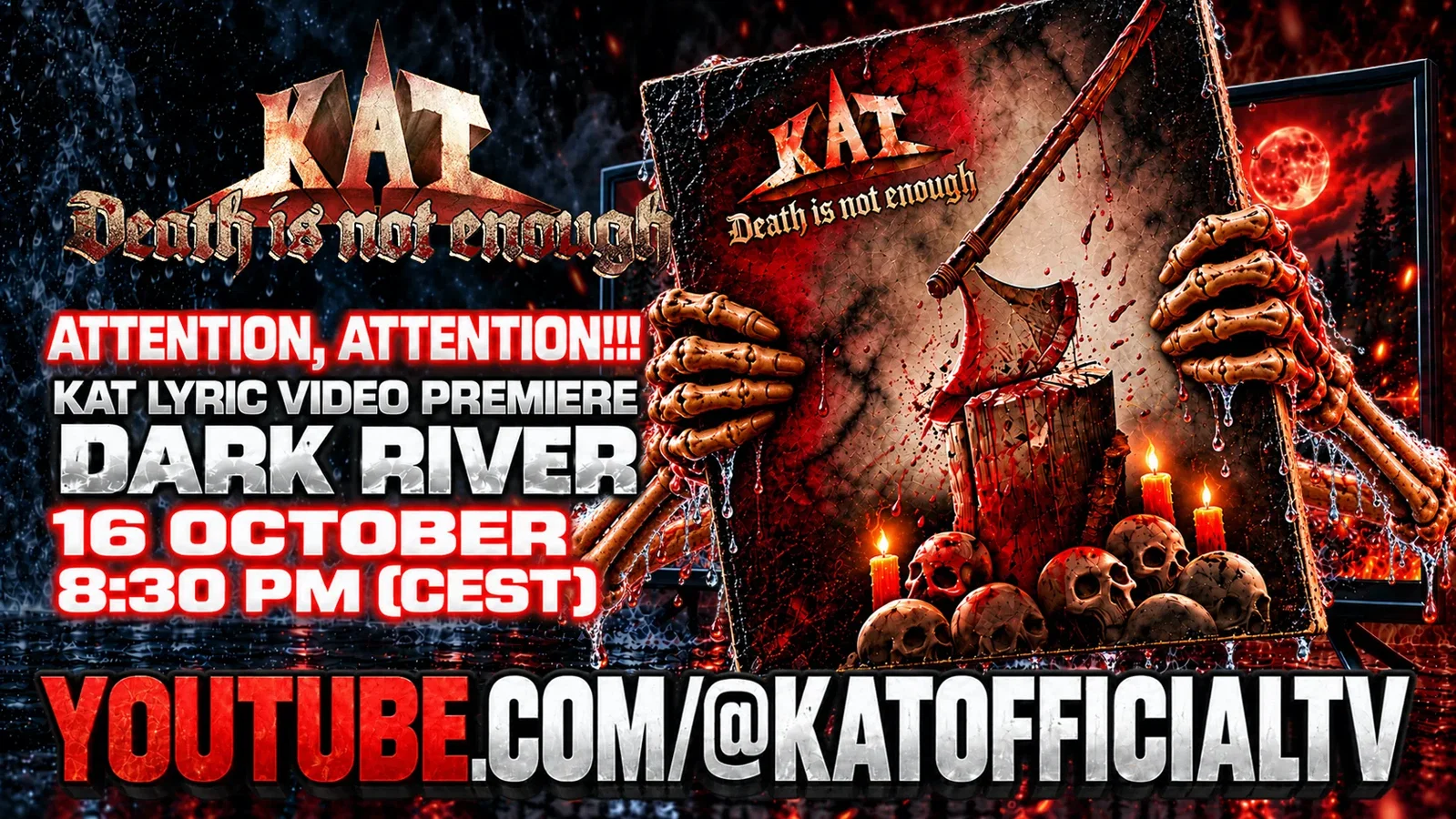KAT: annunciata la premiere del video per il secondo singolo "Dark River"