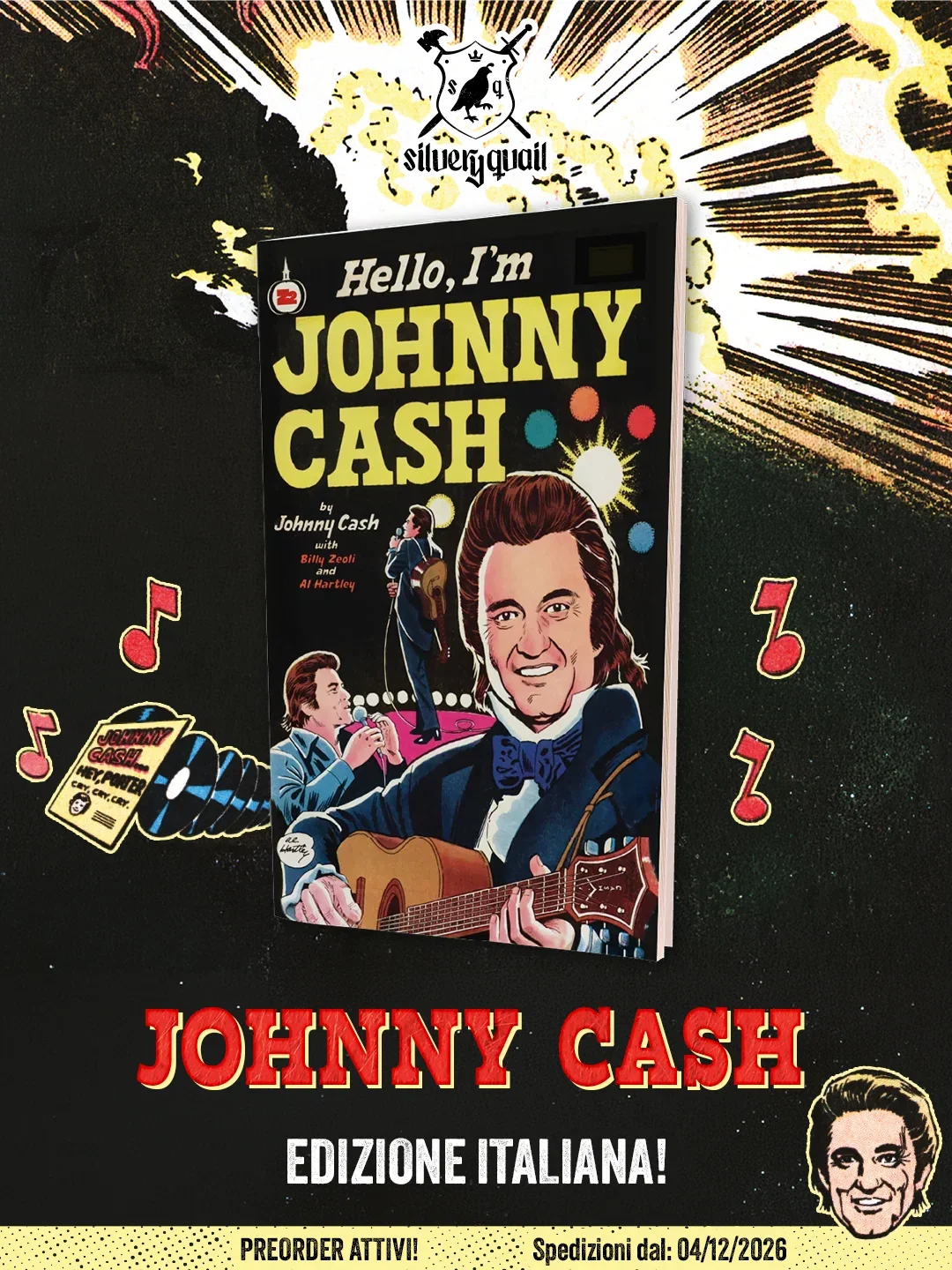 Johnny Cash: torna alla luce il suo rivoluzionario fumetto