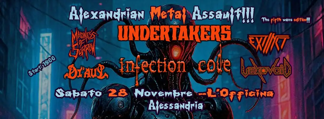 Alexandrian Metal Assault: a novembre la quinta edizione